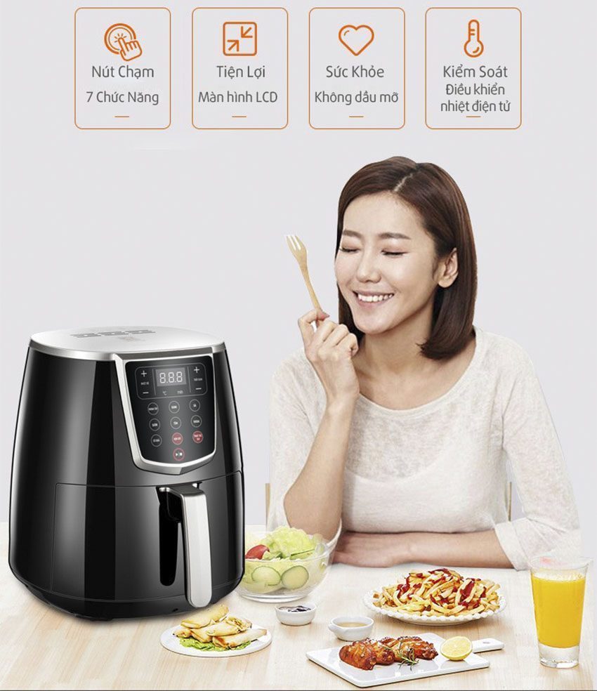 noi-chien-khong-dau-joyoung-kl35-d981-2 Chức năng của Nồi chiên không dầu Joyoung KL35-D981