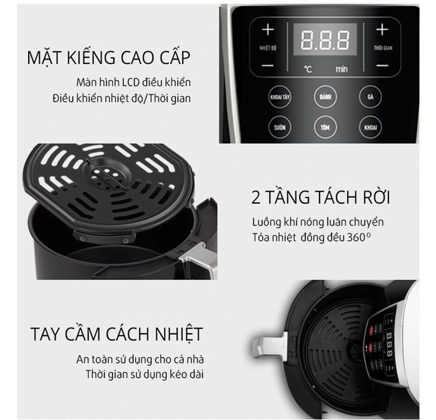noi-chien-khong-dau-joyoung-kl35-d981 Chi tiết của Nồi chiên không dầu Joyoung KL35-D981