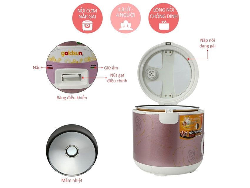 noi-com-dien-goldsun-arc-g18ct-4 Chi tiết của nồi cơm điện Goldsun ARC-G18CT