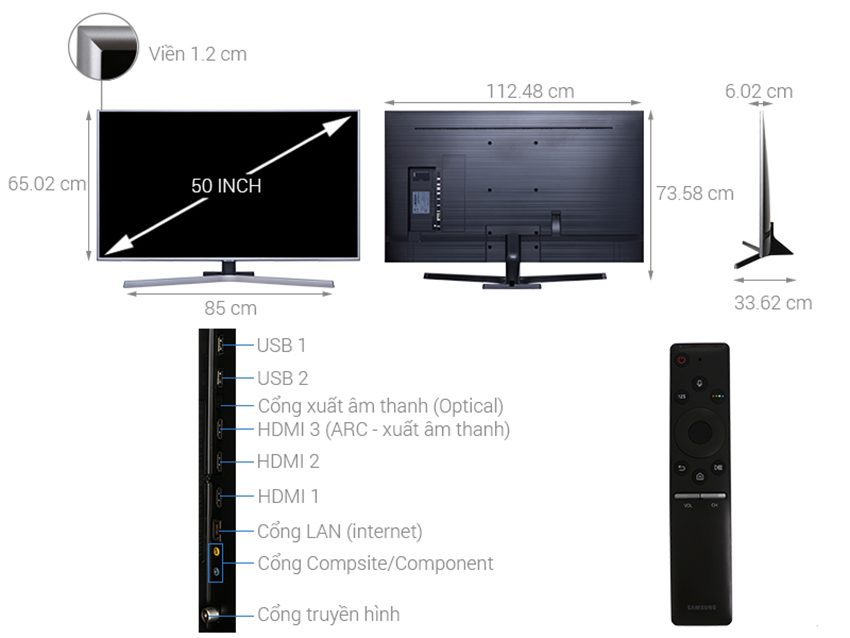 smart-tivi-samsung-ua50nu7400-4 Cấu tạo của smart Tivi Samsung UA50NU7400