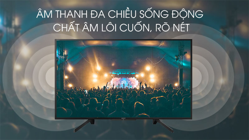 Công nghệ âm thanh của Smart Tivi Sony 43 inch KDL-43W660G