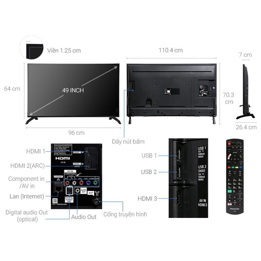 smart-tivi-th-49es500v-2 Chi tiết của smart Tivi Panasonic TH-49ES500V