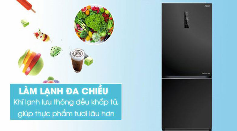 tu-lanh-aqua-aqr-i298eb-bs-4 Tủ lạnh Aqua Inverter AQR-I298EB-BS 260 lít có chức năng làm lạnh đa chiều