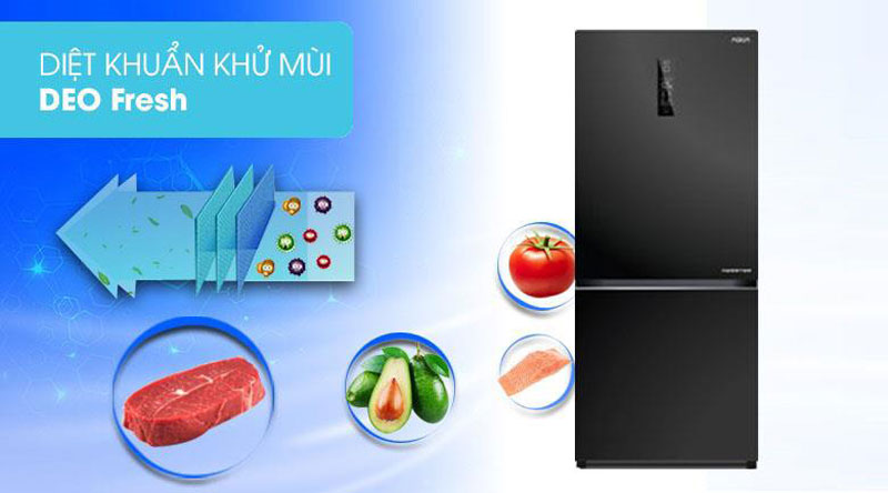 tu-lanh-aqua-aqr-i298eb-bs-5 Tủ lạnh Aqua Inverter AQR-I298EB-BS 260 lít có chức năng diệt khuẩn khử mùi