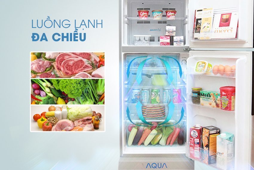 tu-lanh-aqua-aqr-s205bn-6 Tủ lạnh Aqua AQR-S205BN sử dụng công nghệ làm lạnh đa chiều