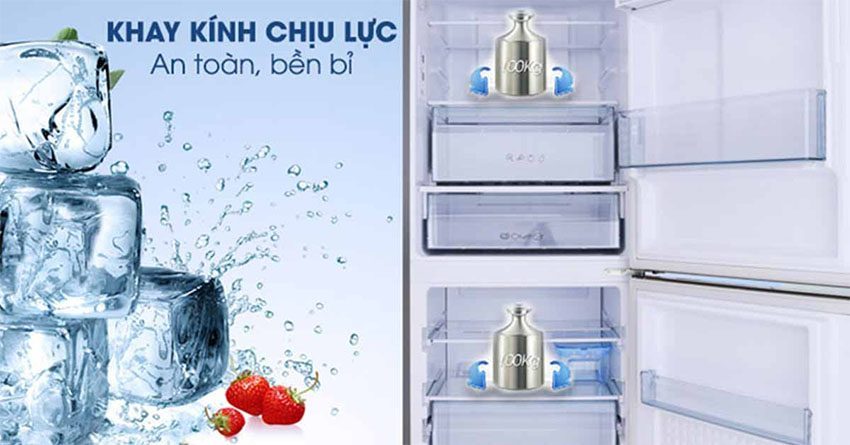 tu-lanh-inverter-panasonic-nr-bl300psvn-268l-3 Chất liệu của tủ Lạnh Inverter Panasonic NR-BL300PSVN (268L)