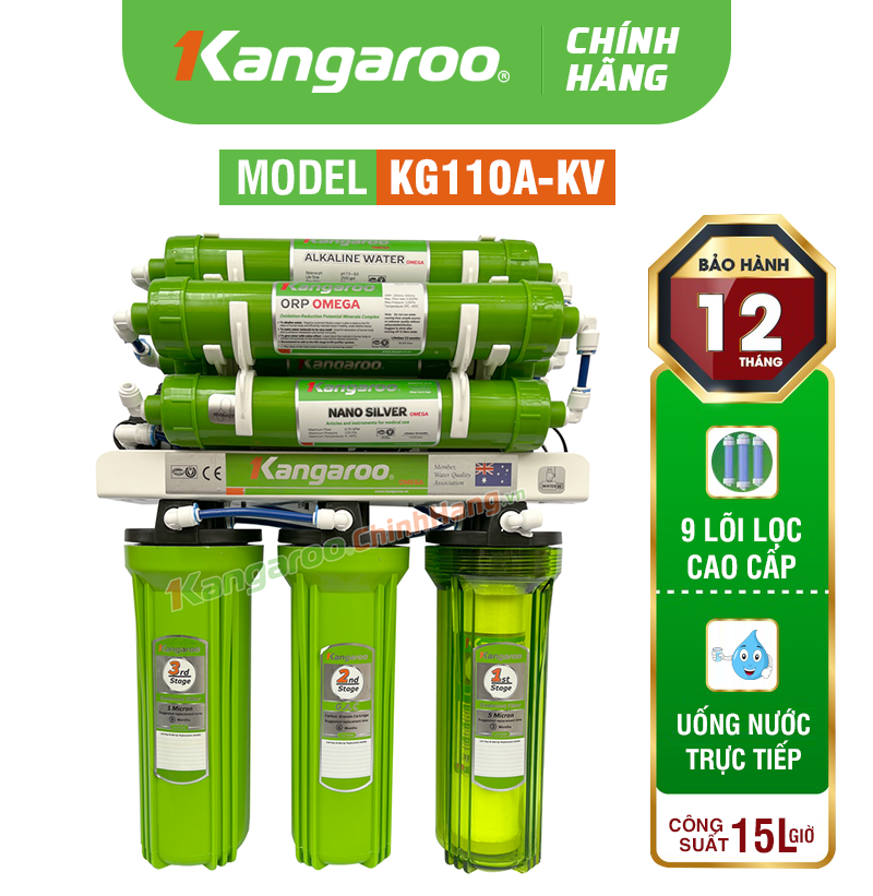 Máy lọc nước Kangaroo KG110A KV - Tạo nước Omega 1 May loc kangaroo KG110A KV