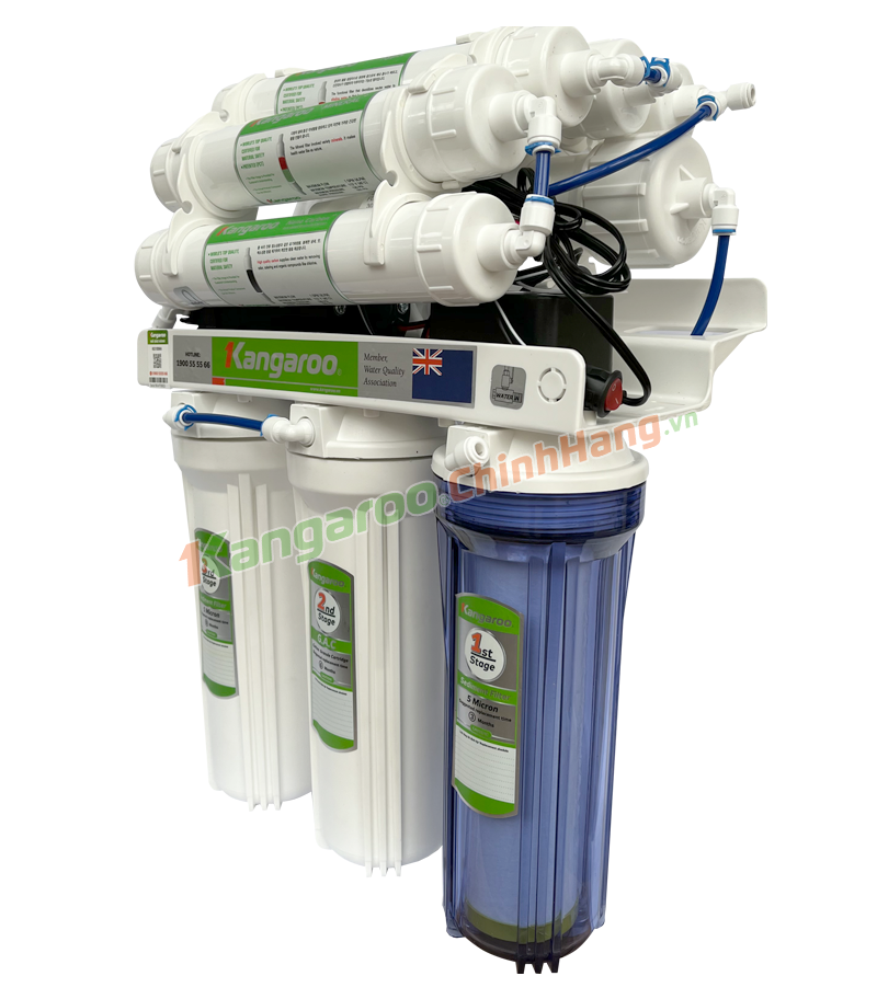Máy lọc nước Kangaroo Hydrogen KG100HA Không Vỏ 3 May loc nuoc kangaroo hydrogen KG100HA KV 3