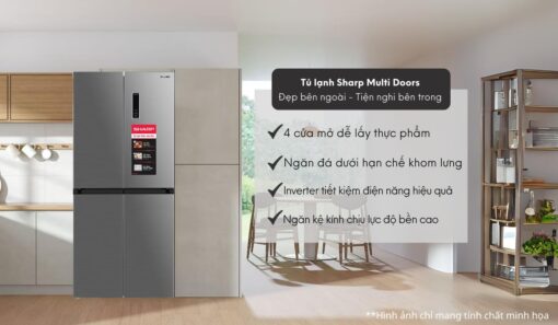 tu lanh sharp inverter sj fx420v sl 1